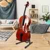 pugdodo Cello Stand Adjustable, Folding Cello Support Stand, A-Frame Folding