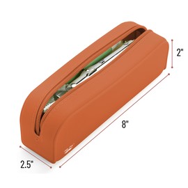 Mr. Pen- Silicone Pencil Case, Terracotta Color, Aesthetic Pencil Pouch