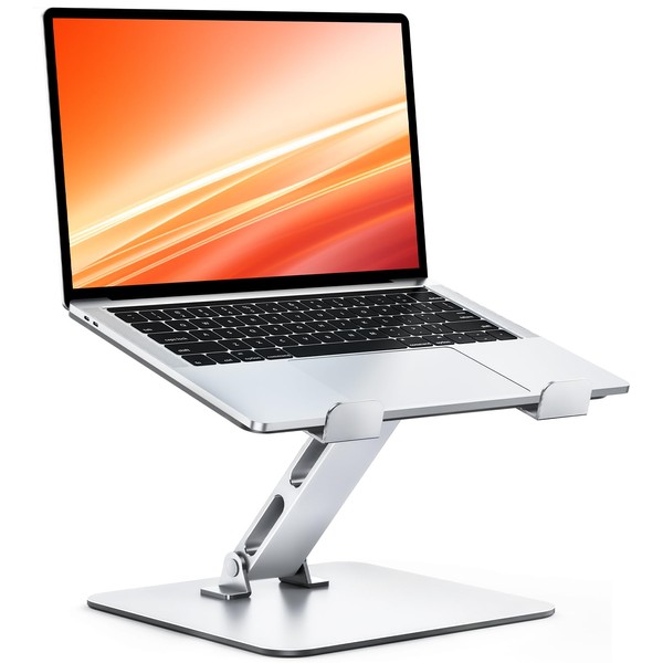 CIRYCASE Laptop Stand Height Adjustable & Ergonomic, Foldable Aluminium Laptop