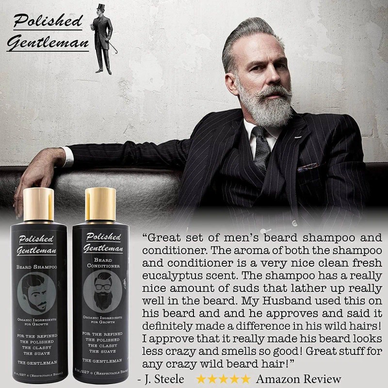 Gentleman Pulido Crecimiento De La Barba Y El Engrosamiento