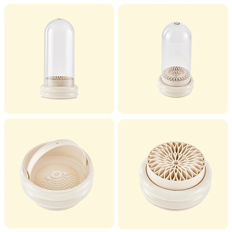 UFORU US Stock Clear Large Capacity Makeup Organizer with Lid
