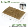 CELOX 6 Pack Coconut Fiber Biodegradable Sponges, Non Scratch Kitchen