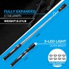 Telescoping Magnet Pickup Tool with 3 LED Magnetic Flashlight, Christmas