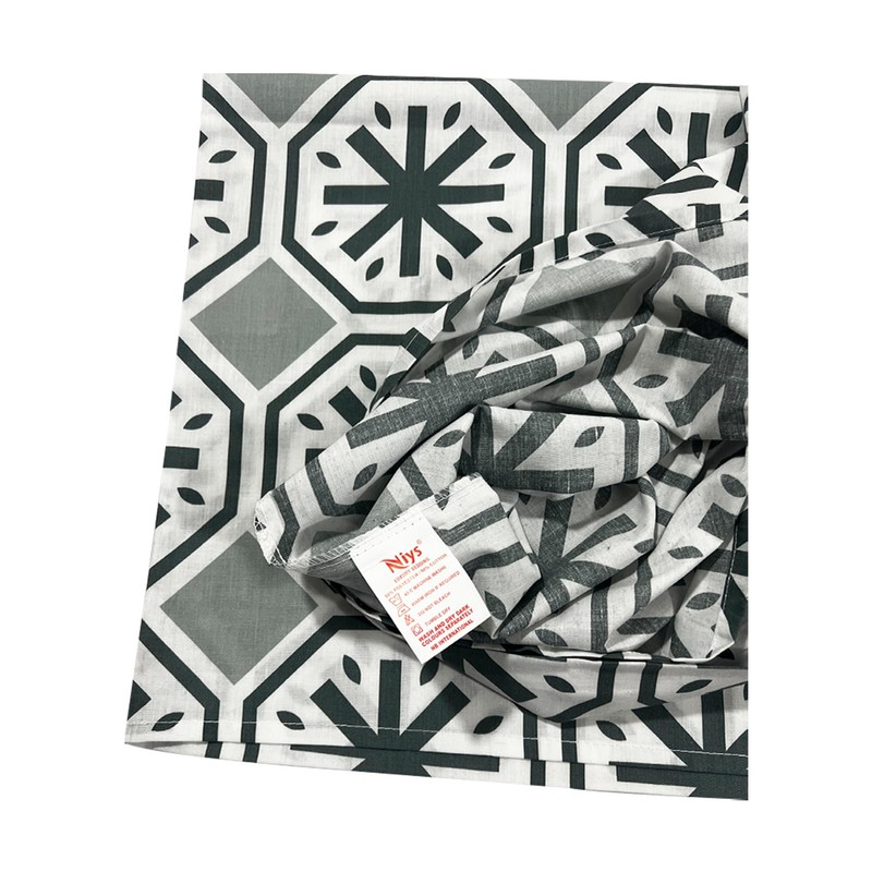 NIYS Luxury Bedding Percale/Poly Cotton Printed pillow cases 2 Pack