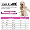 NESTROAD Reflective Dog Collar and Leash Set,Soft Neoprene Pet Collar