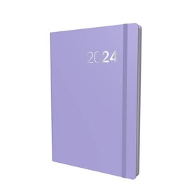Collins Legacy 2024 A5 Day to View Diary (with Appointments) Business Planner and Organiser January to December 2024 Daily Planner, Lilac CL51.55-24