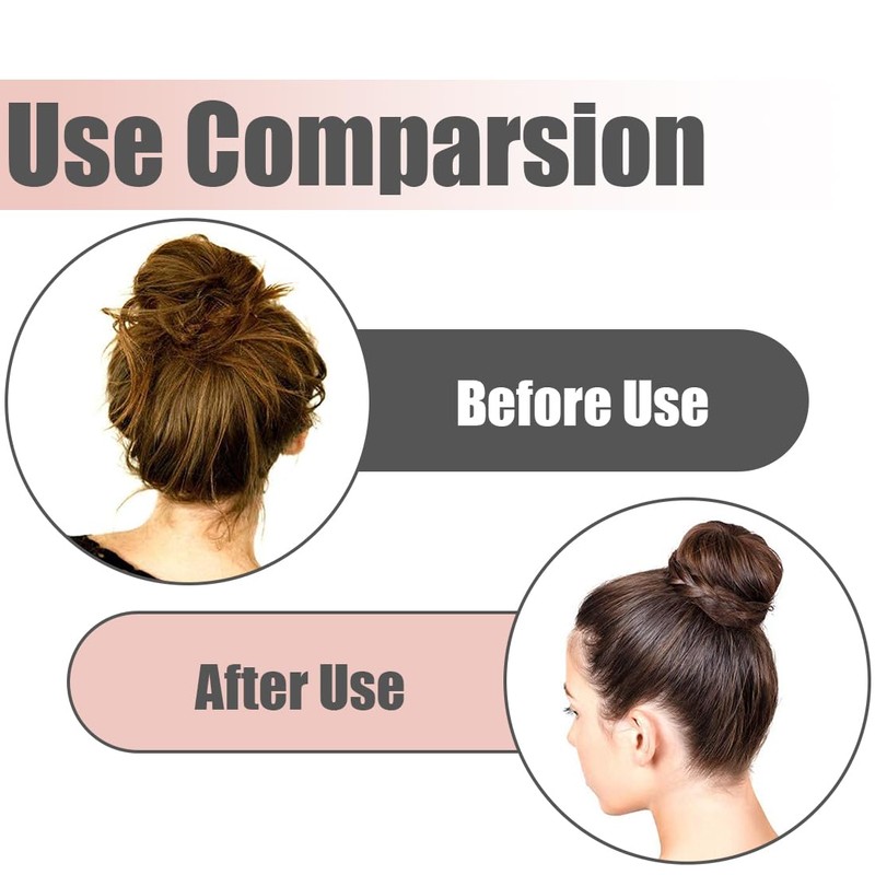 YAYNO 34 Pezzi Set Completo per Chignon 4 Creatore per