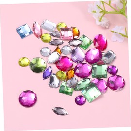 BIUDECO 100 Pcs Rhinestone Art Decor Square Round Shapes DIY Jewelry Accessories Chic Fashion Home Decor
