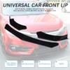 DREAMIZER Universal Front Bumper Lip Strut Rod Spoiler Wing Wide