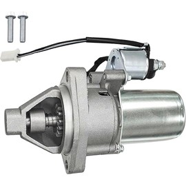 Starter Motor W/ 2-Wire Plug for Champion 7000 7500w Westinghouse WGen6000 7500 9500 Predator 7000/8750W Generac GP6500 7500 8000E Generator 389cc 420cc 439cc Engine