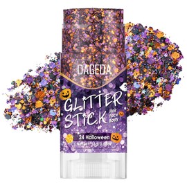 Halloween Body Glitter Stick, Hair Face Glitter Makeup Accessories