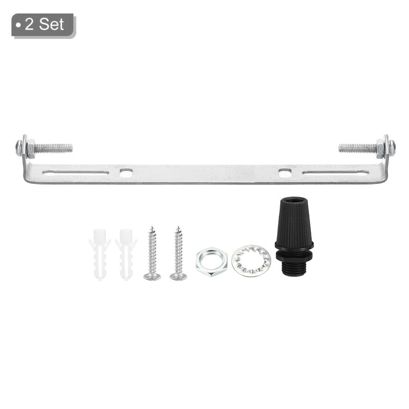TOP-VIGOR 2Sets Light Fixture Ceiling Bracket, 170x18x16mm Ceiling Light Plate