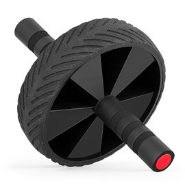 Generic Ab Roller Wheel, Portable Home Gym Ab Workout Equipment for Men Women Abdominal & Core Strength Training, 7.5 Inch Wheel, Black