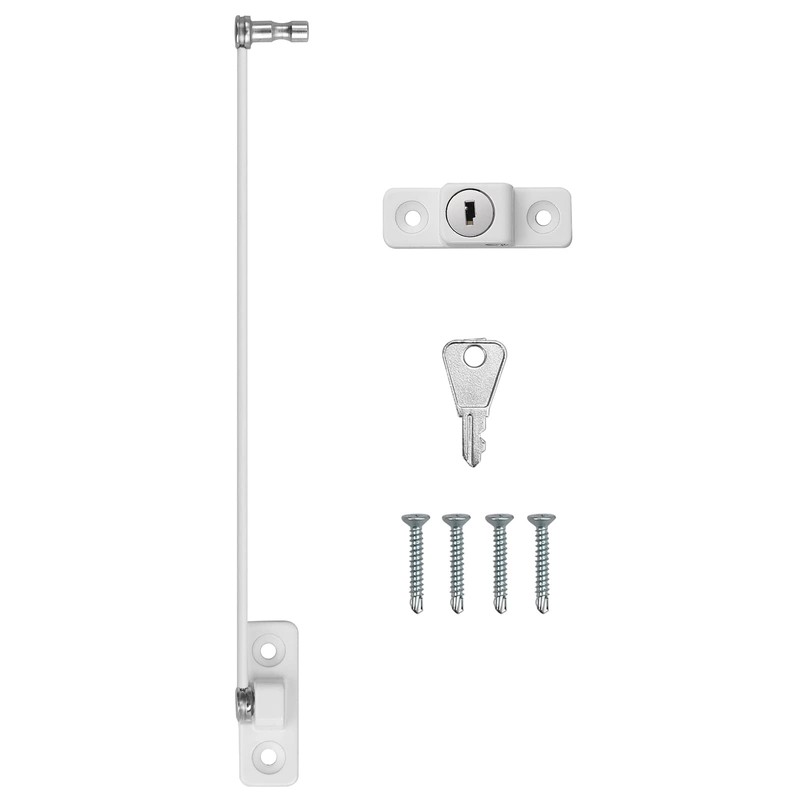 Kamtop 8 Pack Window Restrictor Locks, Childproof Cable Restrictor Lock
