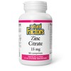 Natural Factors Zinc Citrate 15 mg, 90 Tablets, Healthy Skin