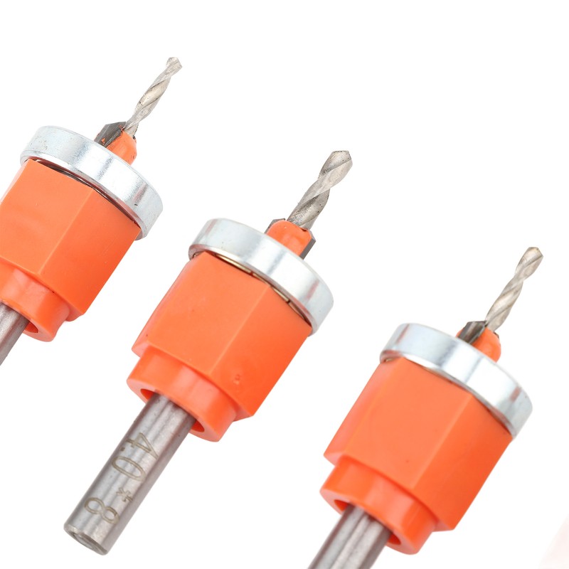 6PCS Set Countersink Drill Bit Set Multifunctional Adjustable Tapered Drill