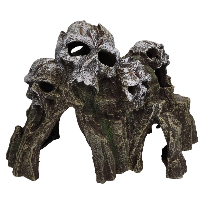 AB Tools Aquatic Aquarium Decor Skull Mountain Fish Tank Ornament