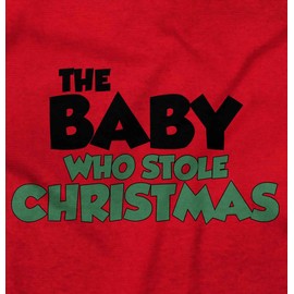 Brisco Brands Babies Who Stole Christmas Baby Romper Boys or Girls