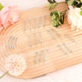 Vovii Mini Gothic Hair Clips for Women Girls Hair Accessories, Unique Goth Hair Pins with Safety Pin Shape for Cosplay Outfit Gifts (20Pcs)