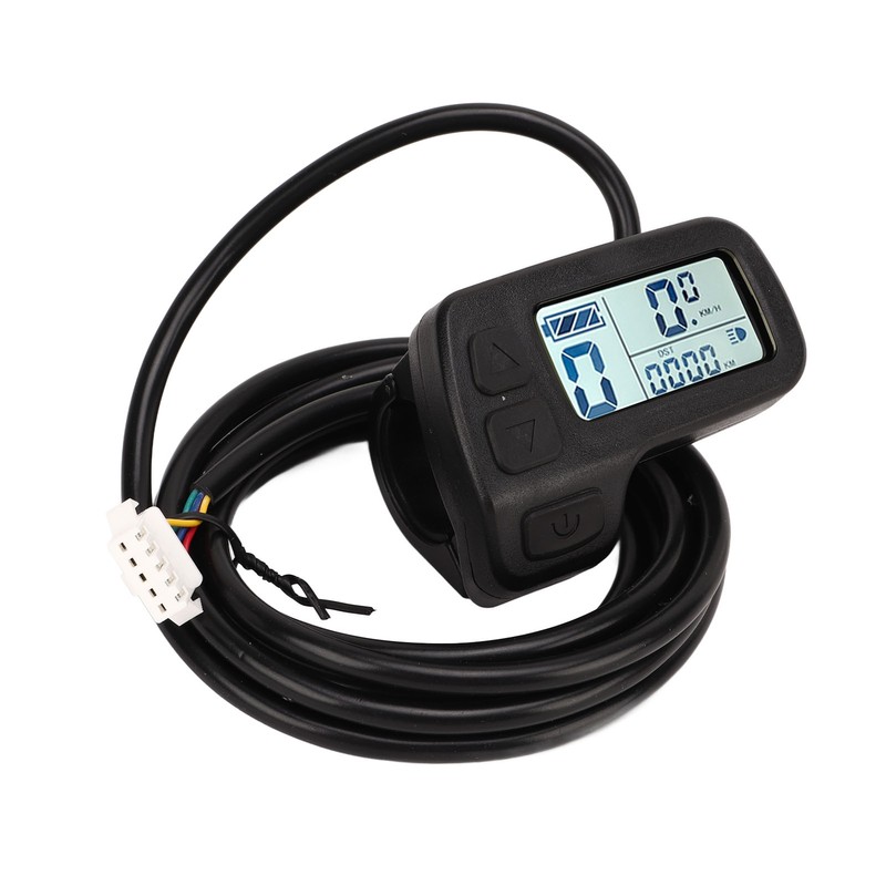 Electric Bicycle LCD Display 24V 36V 48V Universal SM Connector