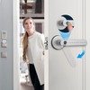 KENRONE Smart Door Lock, Door Handle with APP Unlock, Biometric