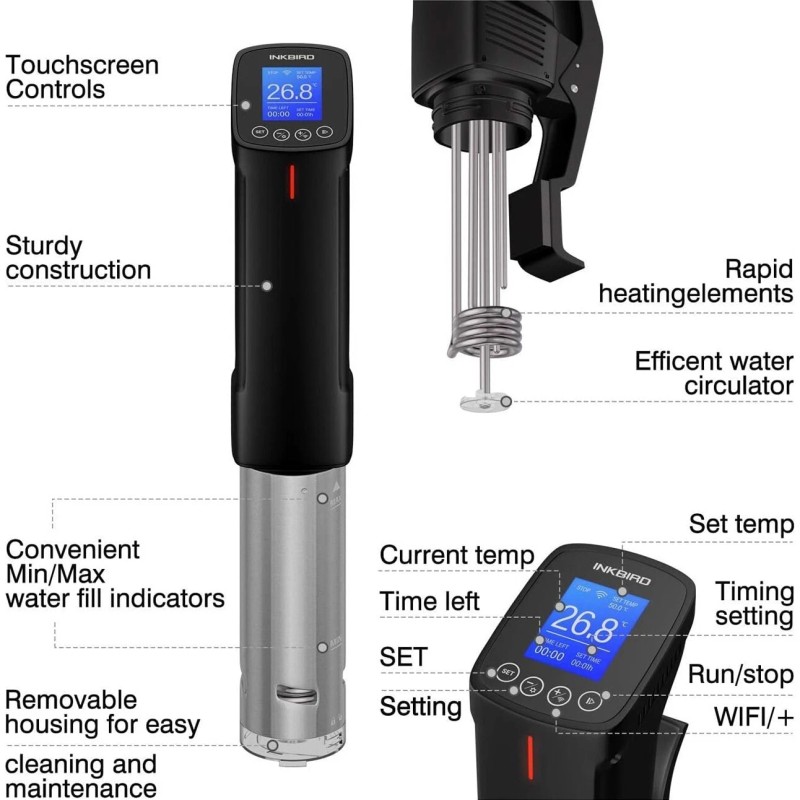 Inkbird Culinary Sous Vide Precision Cooker Vacuum Sealer Machine Preservation