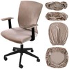 Tallew 4 Pcs Office Chair Covers Set Computer Universal Protective