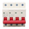 4P Miniature Circuit Breaker DIN Rail Mounting Overload Protection Switch
