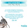 Caitec Presents Nala Cat Tunnel Bed - Collapsible Cat Cave