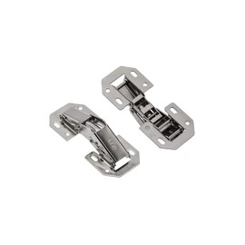 2x 90 Degree Easy Mount Concealed Kitchen Cabinet / Cupboard Sprung Door Hinges