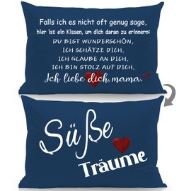 Aosumin Falls ich es Nicht oft genug sage Hier ist EIN Kissen um Dich daran zu erinnern Du bist schön ich Liebe Dich Mama Memory Cushion Covers for Mum Birthday Mother's Day
