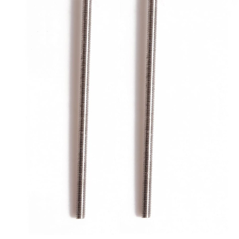 Feelers 304 Stainless Steel M6-1.0 Fully All Threaded Rod, Long