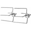 2-Pack Universal 304 Stainless Steel BBQ Meat Fork, Round Spit