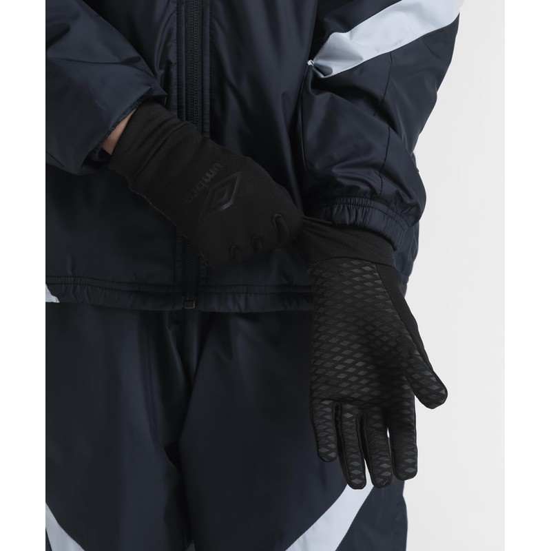 Junior Field Player Gloves UUDYJD53_BKBK_F, Black x Black