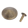 100pcs Mushroom Rivets Multipurpose Double Cap Mushroom Rivets for Belts