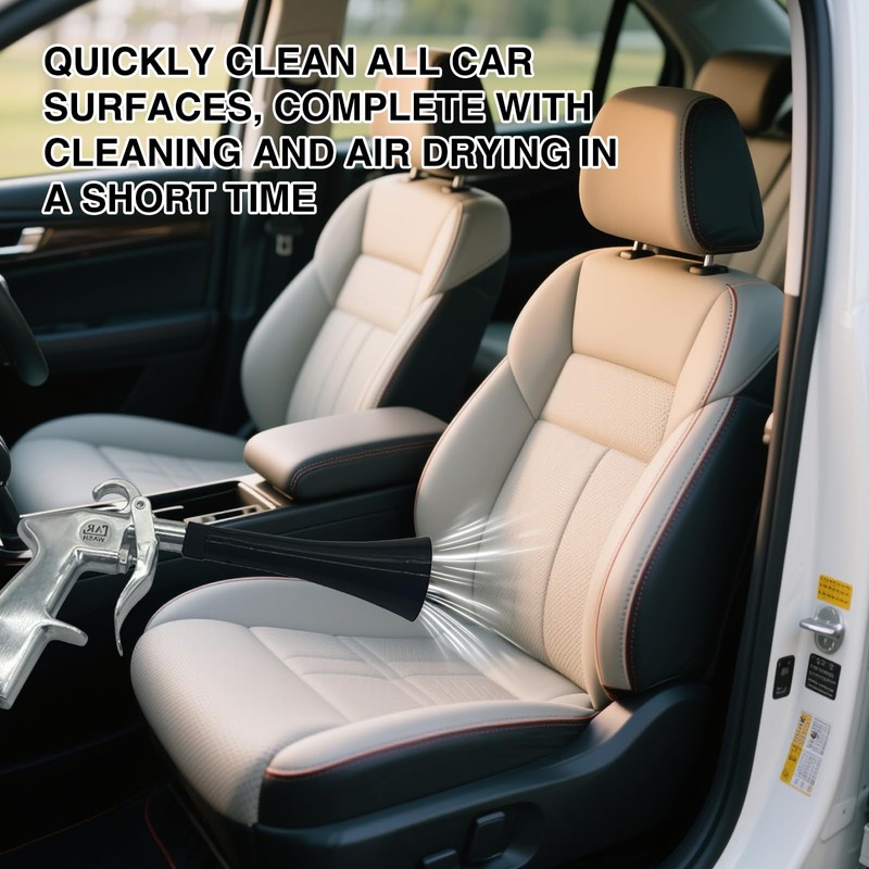 COWANIEE Car Cleaning Gun, High Pressure Car Detailing Air Blower,