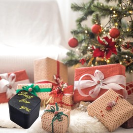 WOPLAY Surprise Finger in a Box,Funny Christmas Gag Gifts for Adults,Perfect Spoof Hand Prank Pop Up Gift with Box for Men (Black, 1pcs)