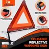 iMonse Warning Safety Triangle Kit, Emergency Roadside Warning Reflective Triangle,