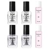 Oznail Manicure Perfect Basic Nail 3 Piece Set, 2 Sets, Base Coat 8ml + Top Coat 8ml + Natural Rose Remover 100ml / 오즈네일 매니큐어 퍼펙트 기초 네일 3종 세트, 2세트, 베이스 코트 8ml + 탑 코트 8ml + 내추럴 로즈 리무버 100ml