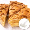 HAIKING Pizza Lattice Roller, 1 Pcs White Plastic Hobbing Kitchen