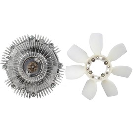 GDSMOTU 326-58148 Radiator Fan Clutch and 620534 Cooling Fan Blade for Toyota 4Runner 1996-2002 for Toyota T100 1995-1998 for Toyota Tacoma 1995-2004 for Toyota Tundra 2000-2004 Electric Cooling Fan