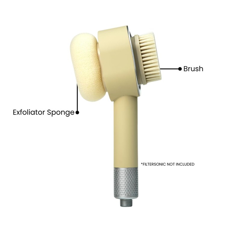 Handheld Showerhead with Charcoal Fiber Water Filter and Vitamin C