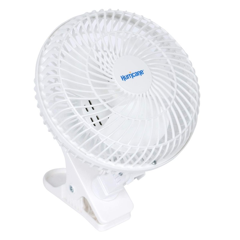 Hurricane Classic 6 Inch Clip Fan, 2 Speed Portable Desk