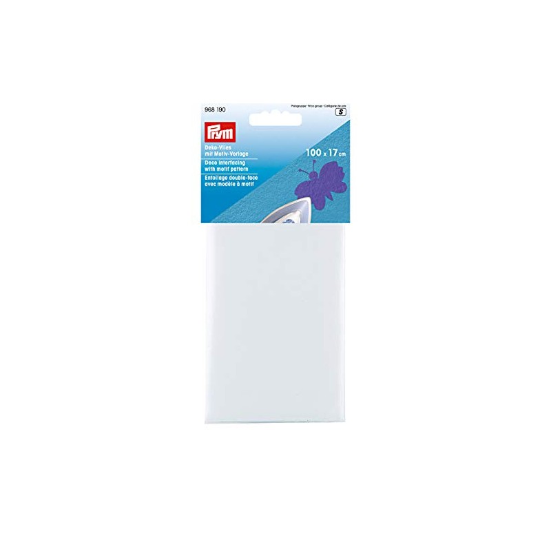 Prym 100 x 17 cm Deco Interfacing Includes Motif Patterns,
