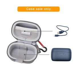 RLSOCO Case for Jabra Elite 3 / Elite 4 / Elite 4 Active/Elite 7 Active/Elite 7 Pro in Ear Wireless Bluetooth Earbuds (Grey)
