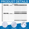 Chiisong 2 Pcs Side by Side Baseball Scorebook 11.5x16 30