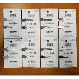 scünci 8 Packs of 2: Scunci Dent Free Clips Pastel Blue Spring Collection (7250) R9P6a