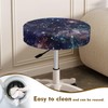 LJMKZJN Planet Galaxy Dustproof Seat Cushion Covers for Round Bar