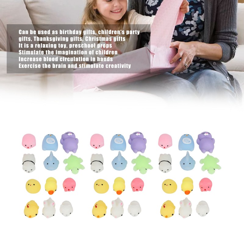 Squeeze Decompression Toys Cartoon Soft Cute Mini Animals Children Pinch