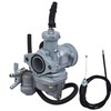 WFLNHB Carburetor Carb with Throttle Cable Replacement for Honda CT90